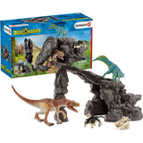 Schleich Dino Set with Cave Playset