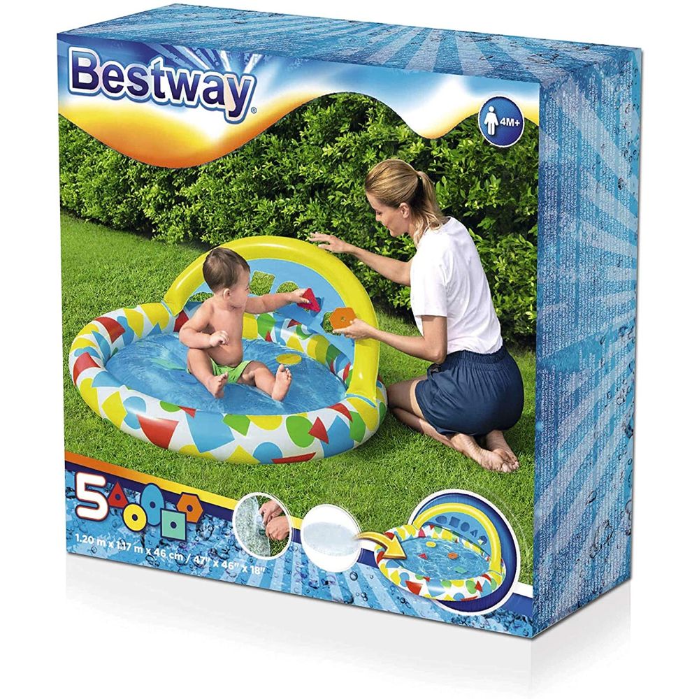 Toys4me　Pool　Kiddie　Learn　Splash　Bestway　–