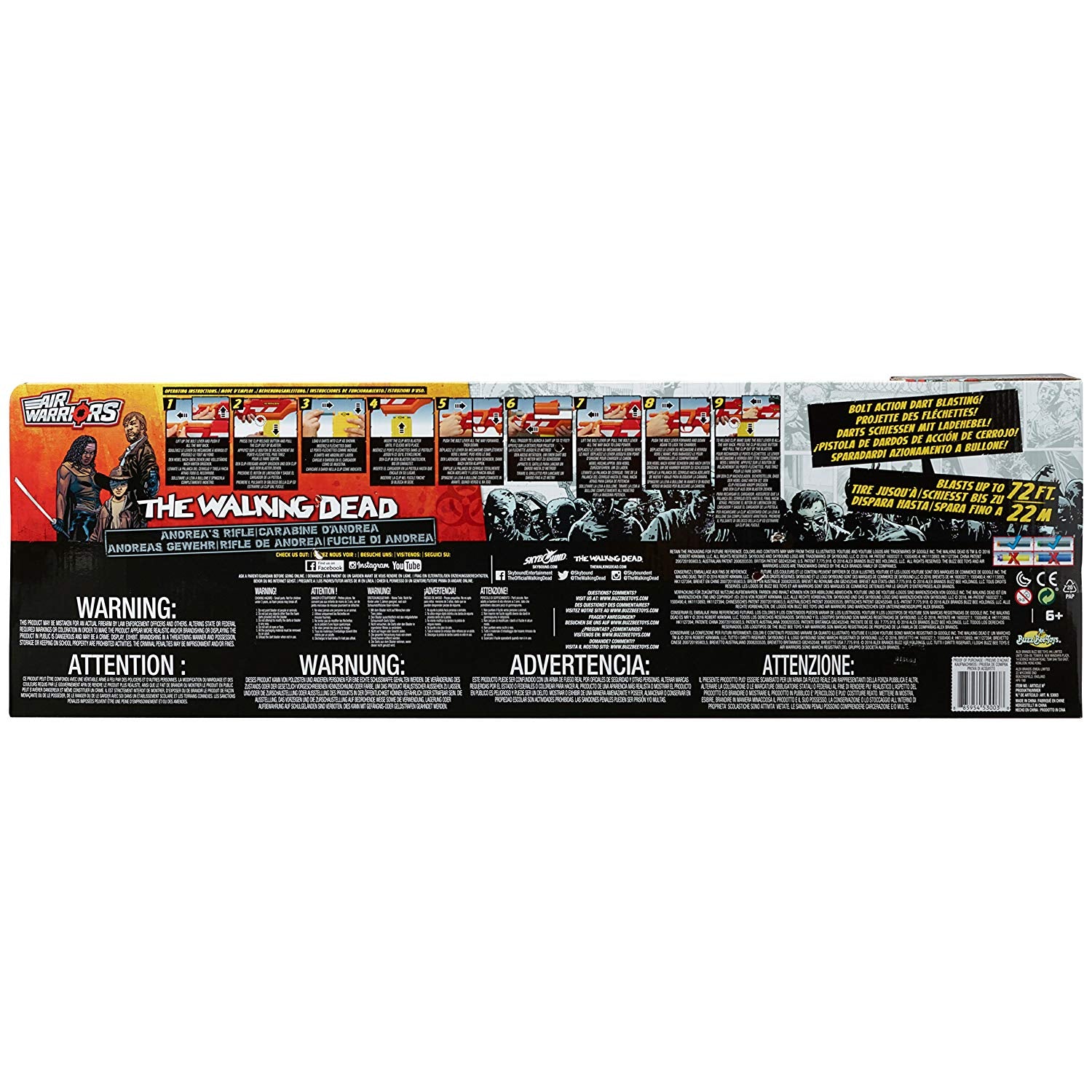 Buzz Bee The Walking Dead Andreas Rifle  Image#3