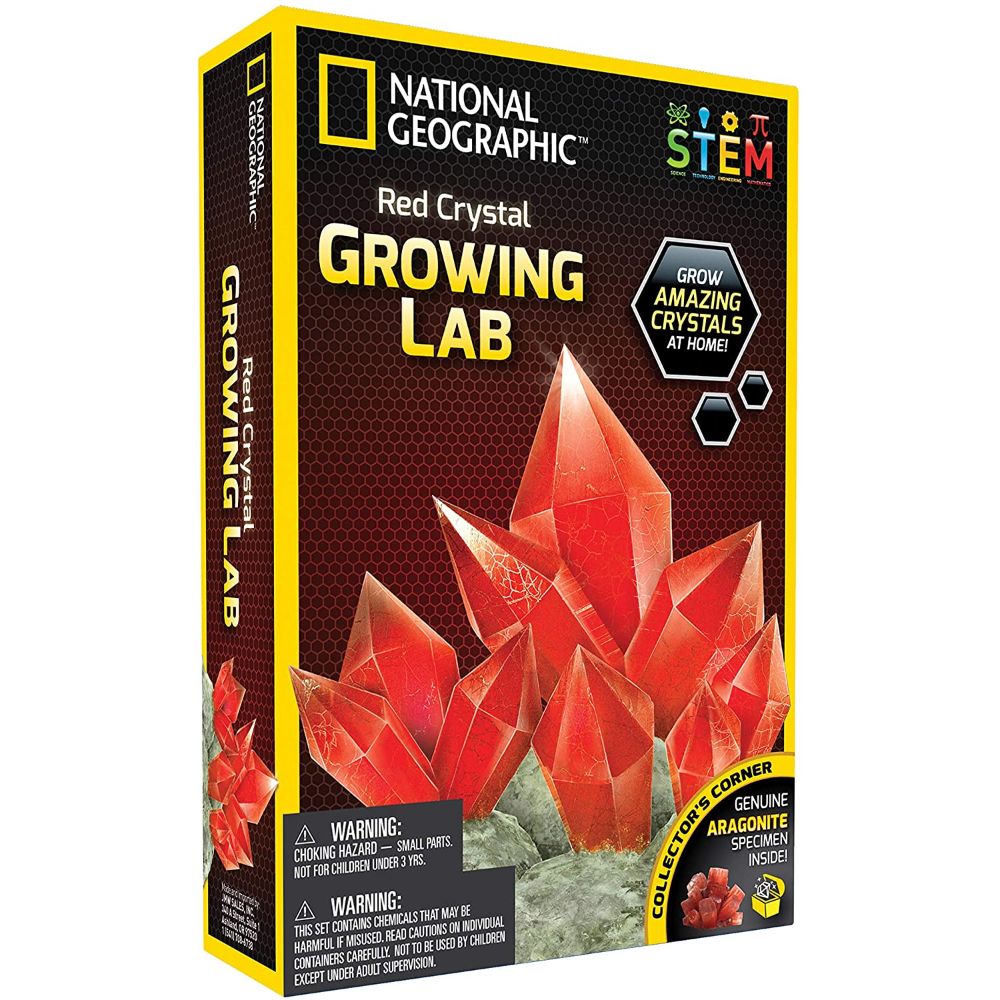 National Geographic Crystal Grow Red