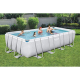Bestway Power Steel Rectangular Pool Set 5.49m x 2.74m x 1.22m (18′ x 9′ x 48″)