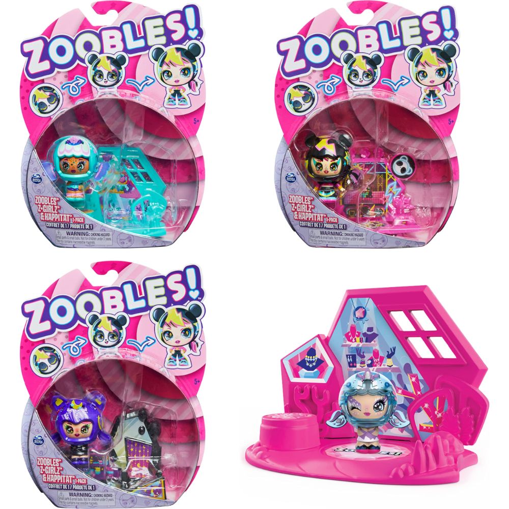 Zoobles Z-Girlz & Happitat