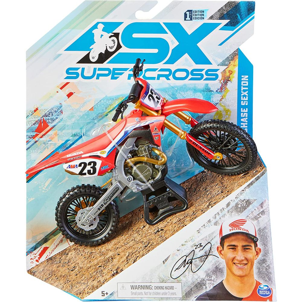 Super Cross Die-Cast 1:10 Collector Motorcycle Assorted