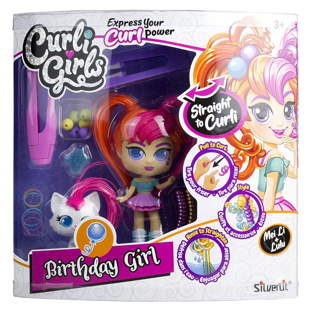 Curli Girls Deluxe Set with Pet, Assorted