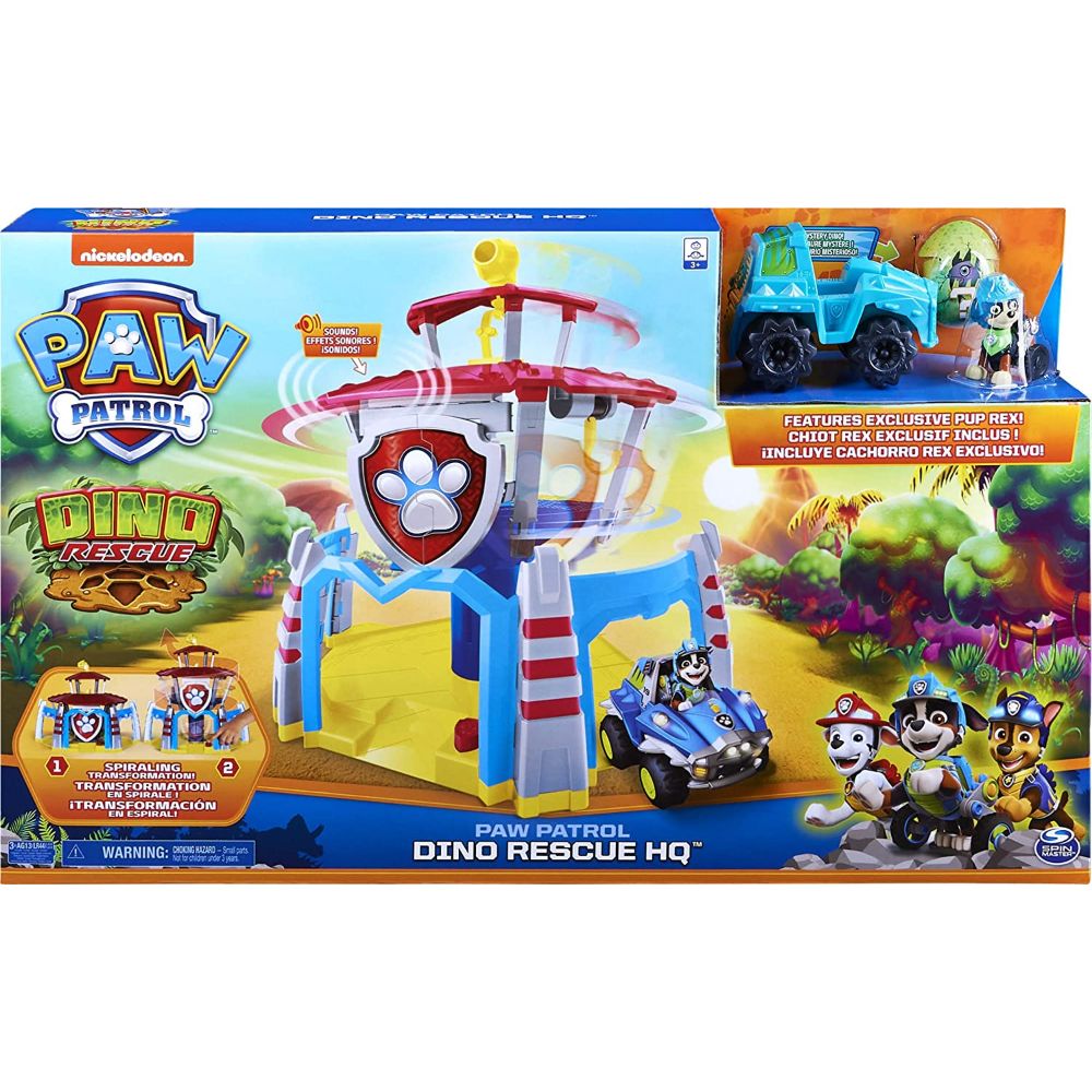 Paw Patrol Dino Rescue HQ Playset