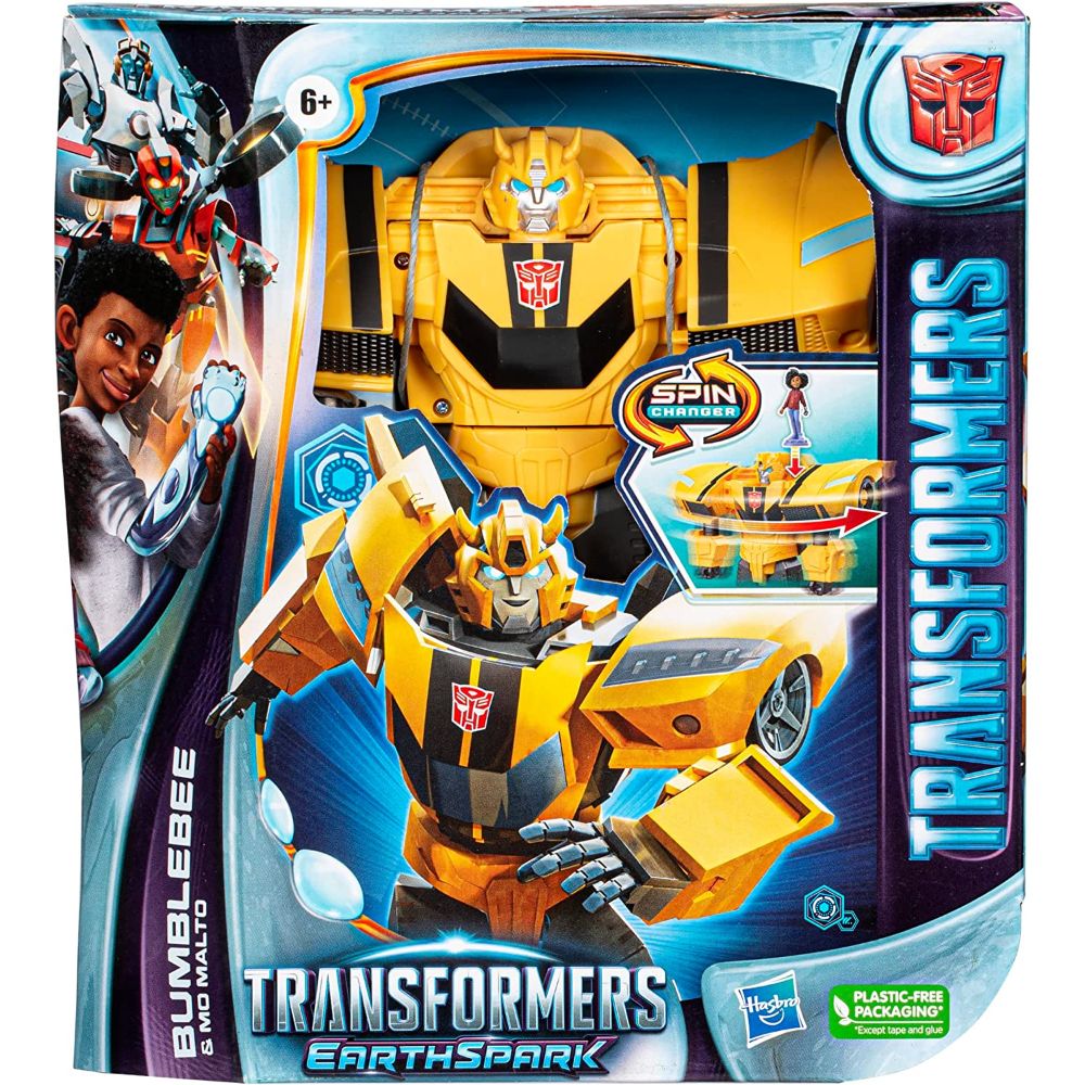Transformers EarthSpark - Spin Changer Bumblebee with Mo Malto
