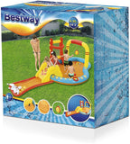 Bestway Inflatable Kids Water Play Center - Lil' Champ Paddling Pool with Multiple Activities