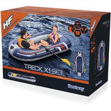 Bestway 7'6" x 48" / 2.28m x 1.21m Treck X1 Set Boats, Blue