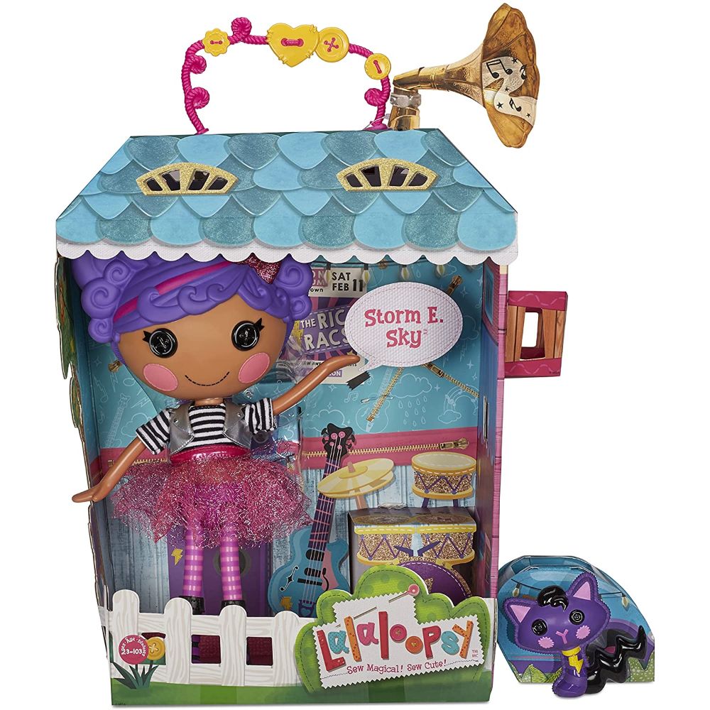 Lalaloopsy Doll - Storm E. Sky with Pet Cool Cat
