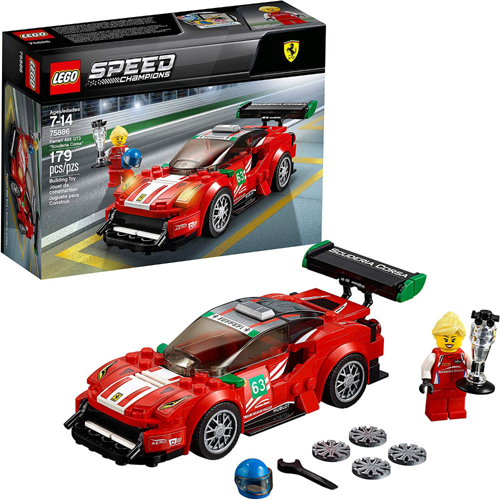 Lego Speed Champions Ferrari 488 Gt3 (179 Pieces)  Image#1