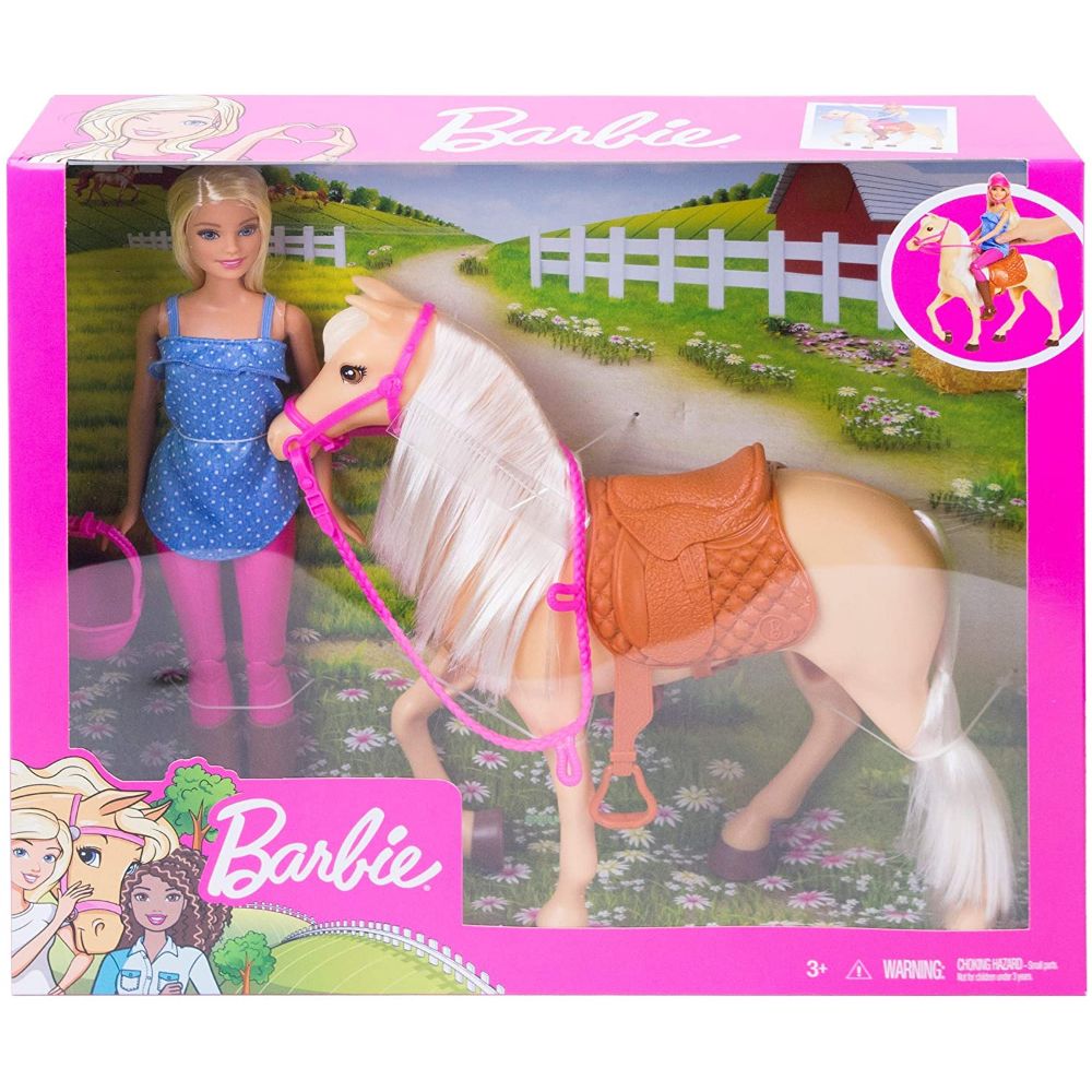 Barbie Pets Doll and Horse