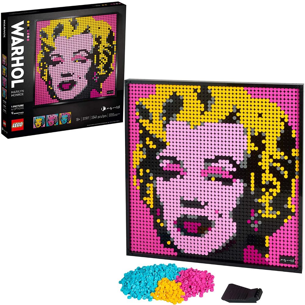 Lego Art Andy Warhol’s Marilyn Monroe (3341 Peices)