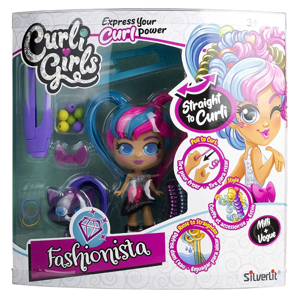 Curli Girls Deluxe Set with Pet, Assorted