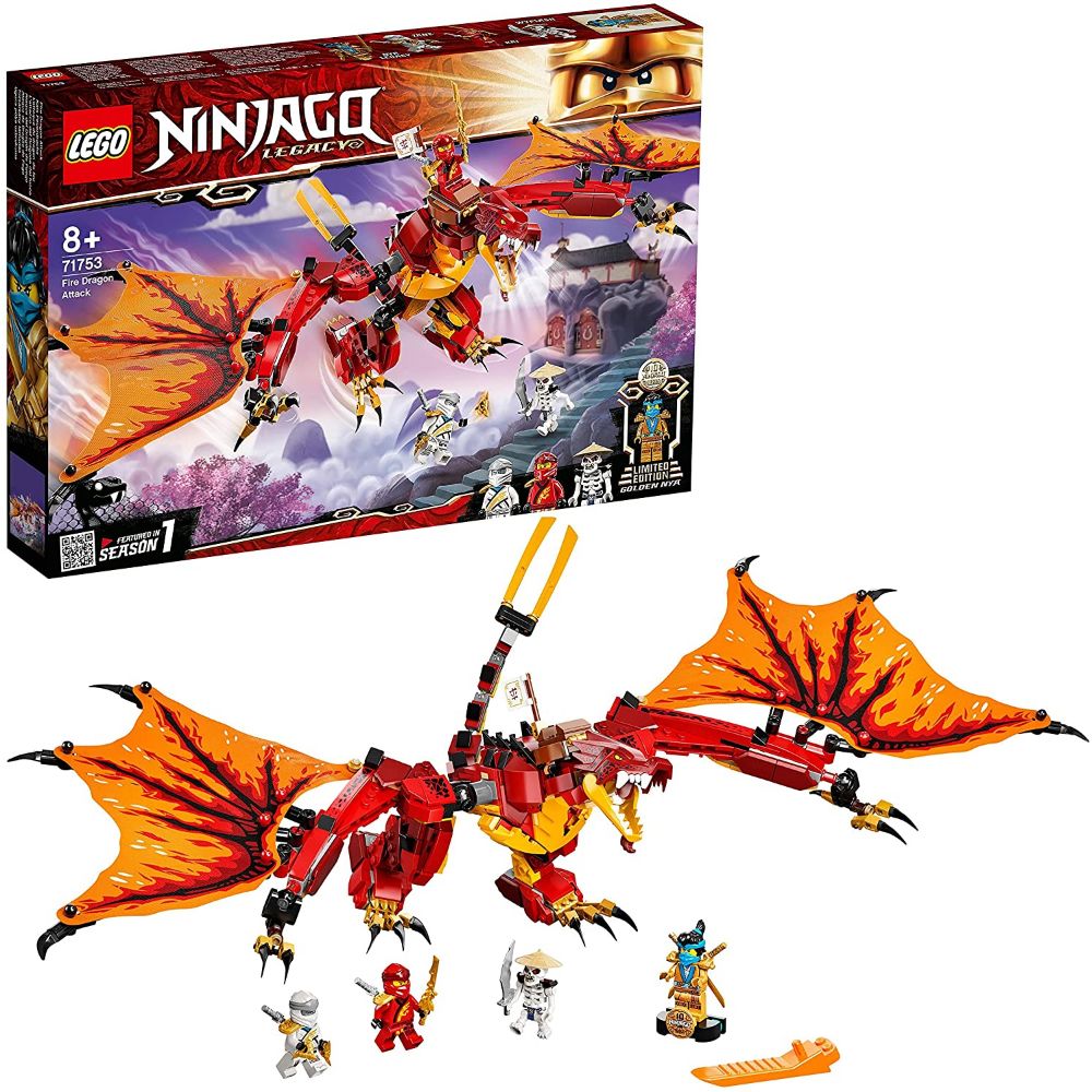 Lego Fire Dragon Attack