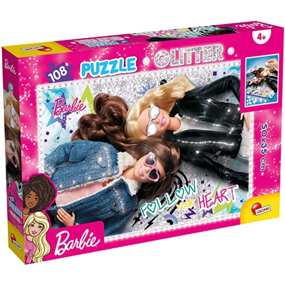 Barbie Lisciani Glitter Puzzle 60-Selfie