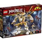 Lego Ninjago Legacy Golden Mech 71702, Cool Toys for Kids Building Kit (489 Pieces)  Image#2