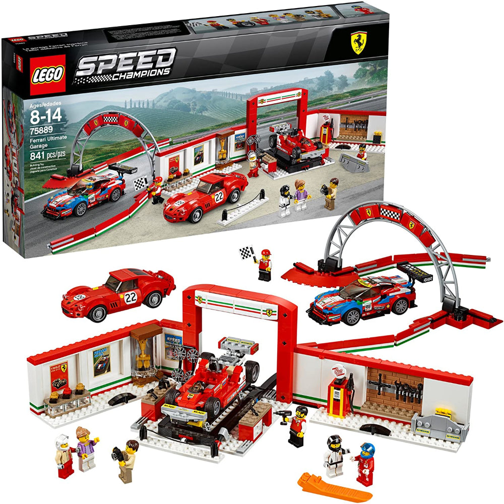 LEGO Speed Champions Ferrari Ultimate Garage 75889 Building Kit (841 Pieces)  Image#1