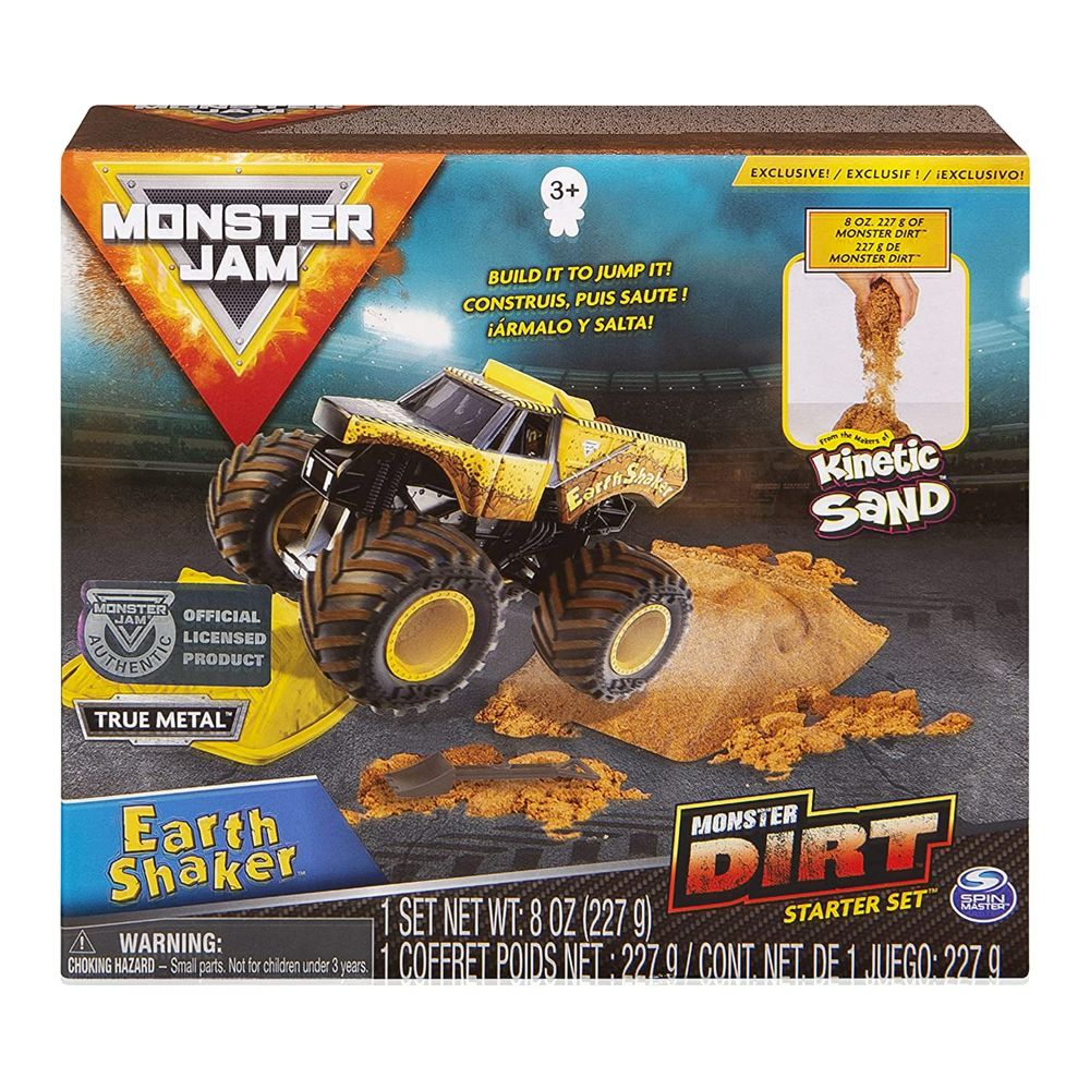 Monster Jam Kinetic Dirt Starter Set Monster Jam Kinetic Dirt Starter Set
