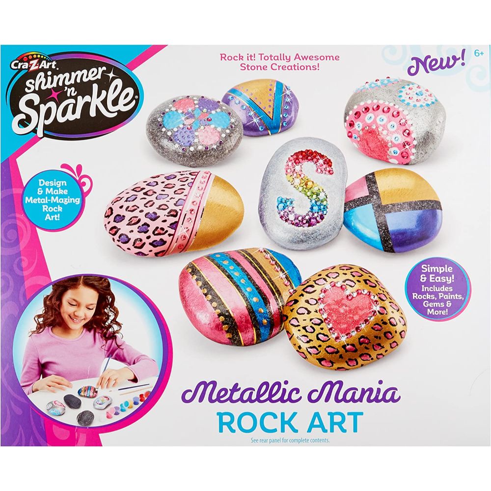 Cra-Z-Art Shimmer N' Sparkle Metallic Mania Rock Art