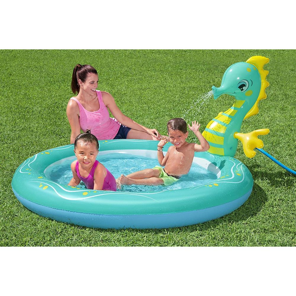 Bestway Seahorse Sprinkler Paddling Pool