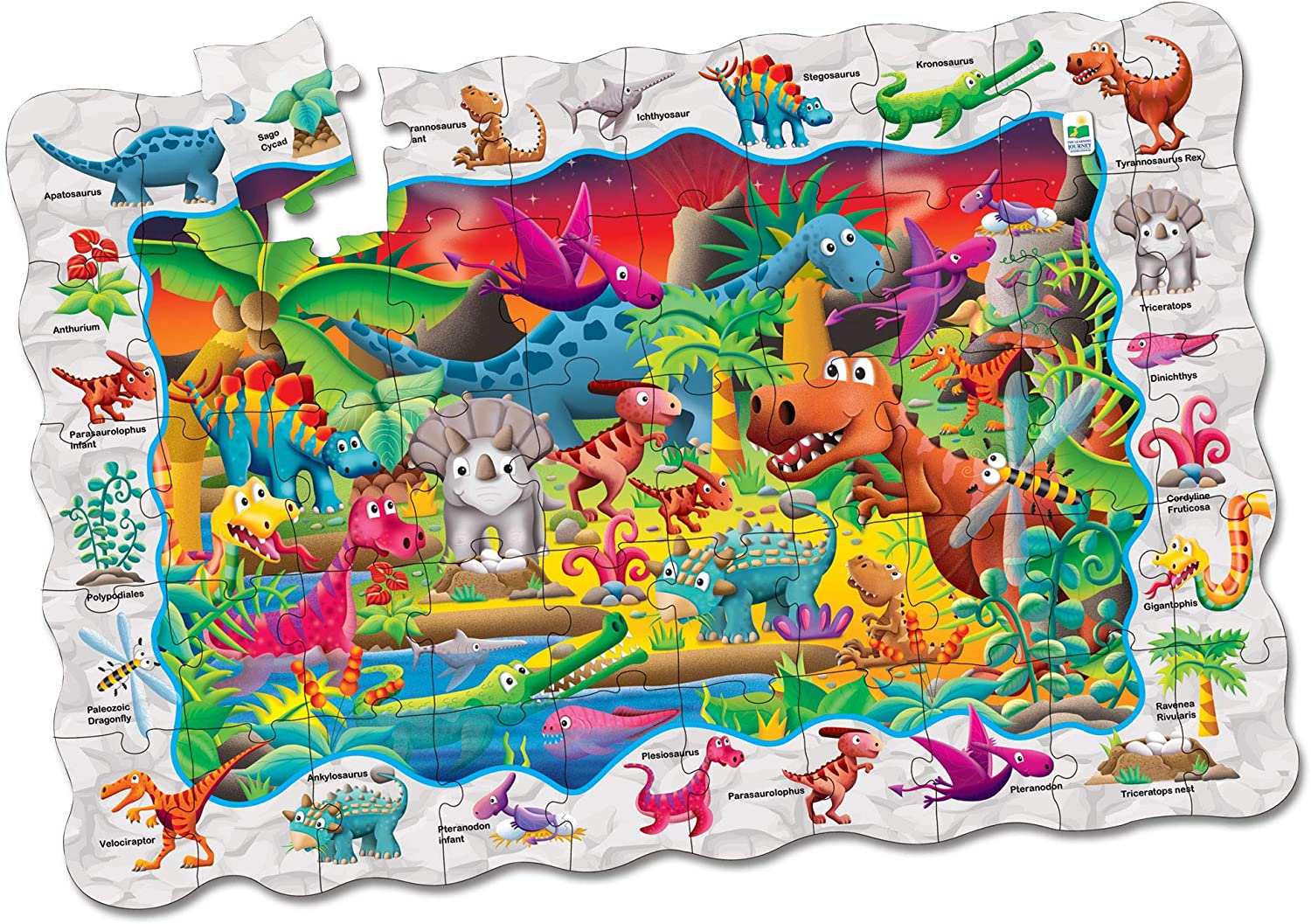 The Learning Journey Puzzle Doubles Find It Dinosaurs