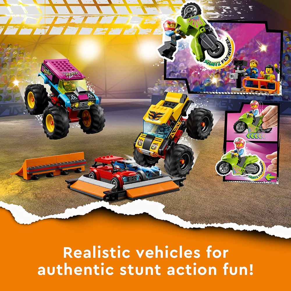 Lego City Stuntz Stunt Truck & Ring of Fire Set – Awesome Toys Gifts
