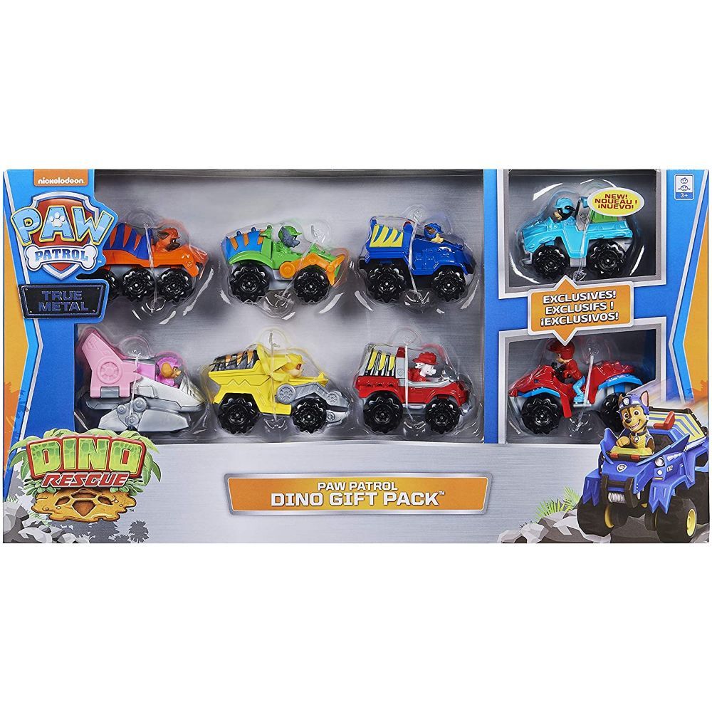 Paw Patrol Dino Rescue Die-Cast Gift8-Pack