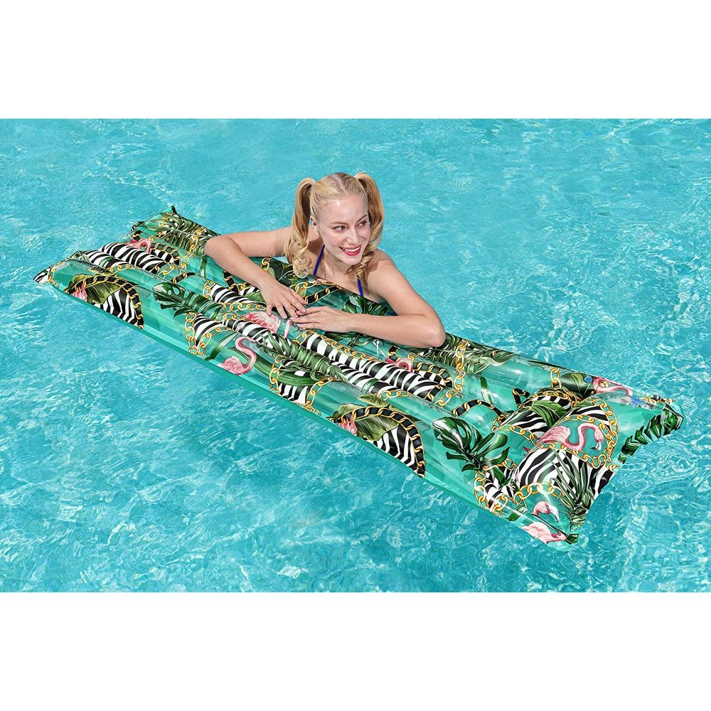 Bestway Floral Fantasy Floating Mat 6' x 27 Bestway Floral Fantasy Floating Mat 6' x 27