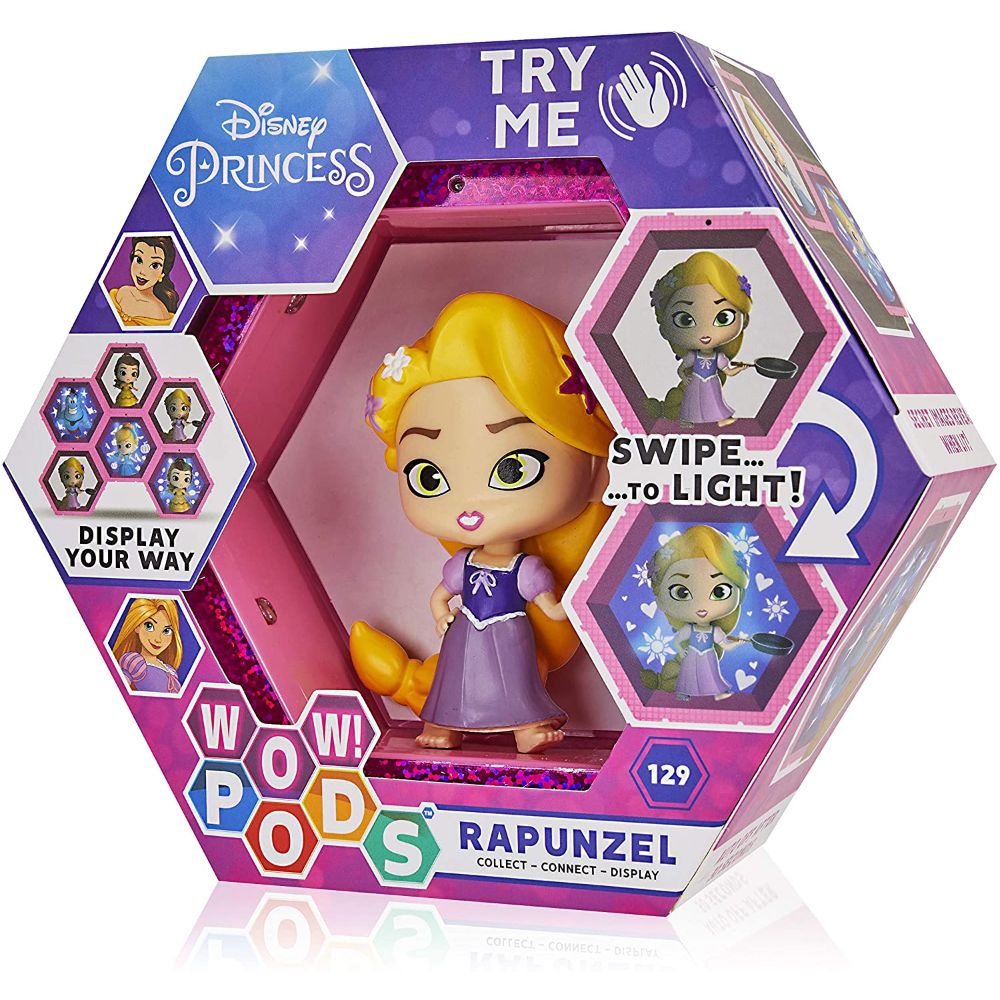 Ibrands Wow Pods Disney Princess Collection - Rapunzel Collectable Light-Up Figure