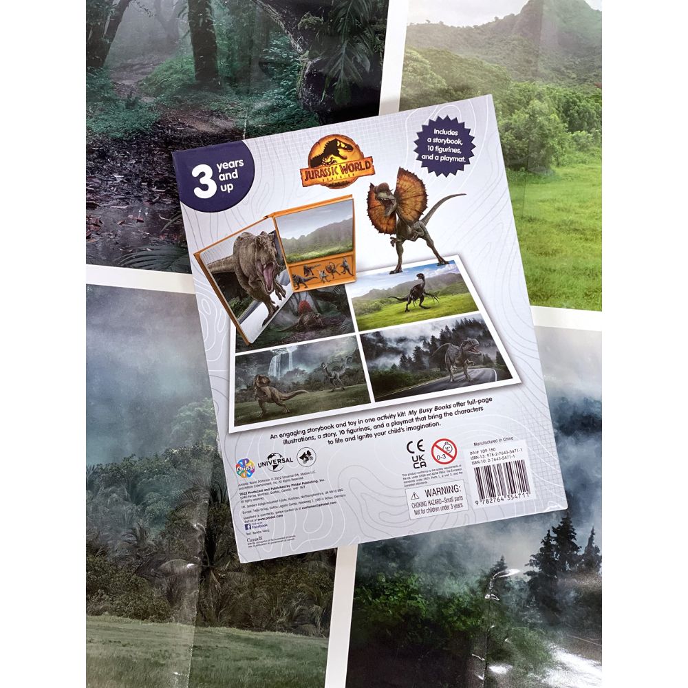 Phidal - Universal Jurassic World My Busy Books