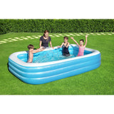 Bestway 10' x 6' x 22"/3.05m x 1.83m x 56cm Blue Rectangular Pool