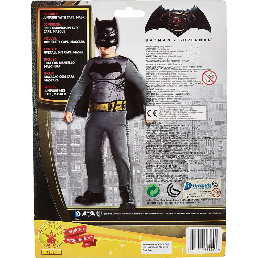Rubies Batman Action Suit (98-116cm)