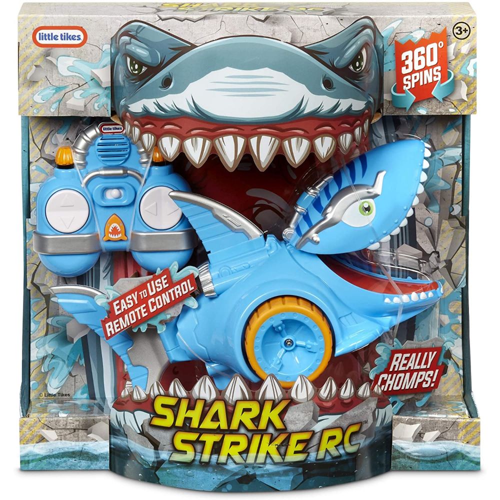 Little Tikes Shark Strike RC Remote Control Toy Car