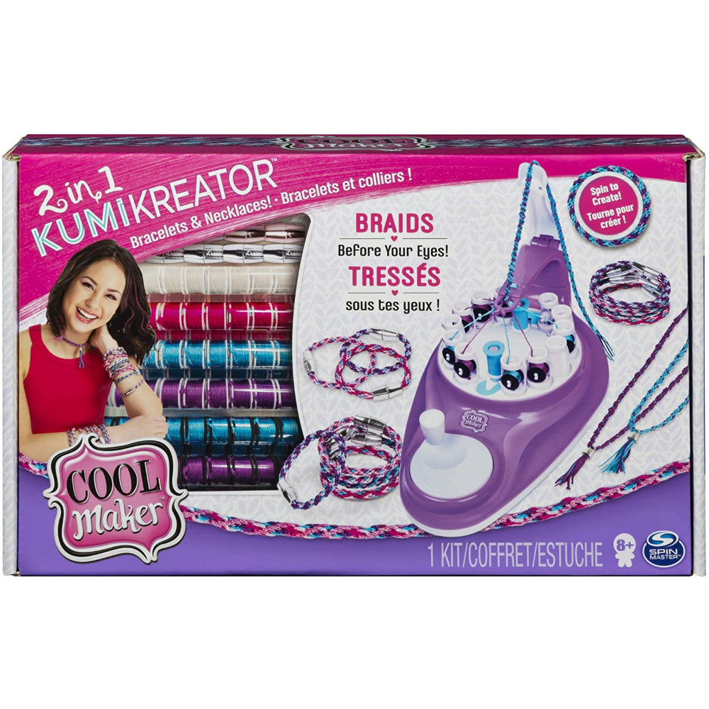 Cool Maker 2-in-1 Kumi Kreator Necklace & Friendship Bracelet Maker Activity Kit  Image#1
