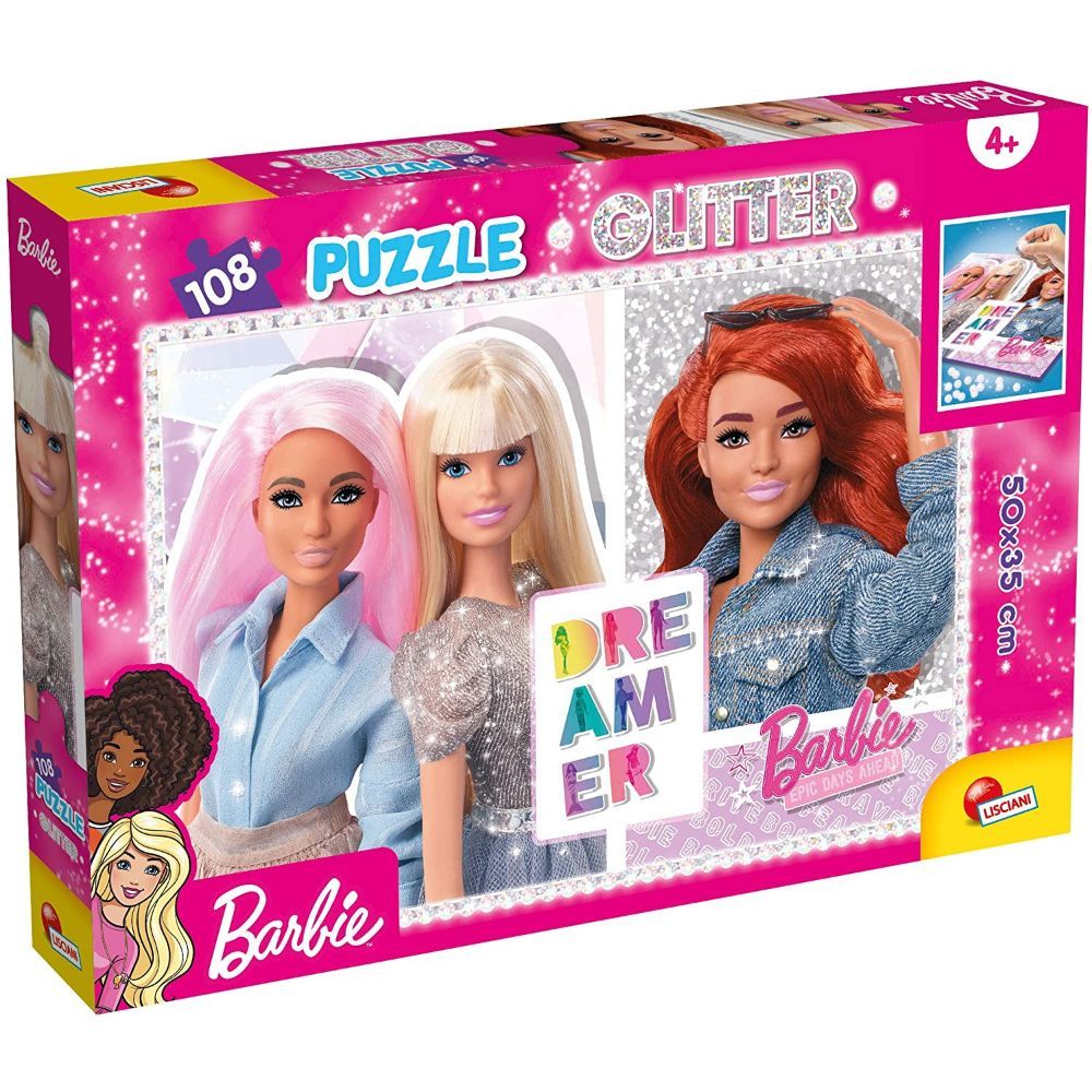 Barbie Lisciani Glitter Puzzle