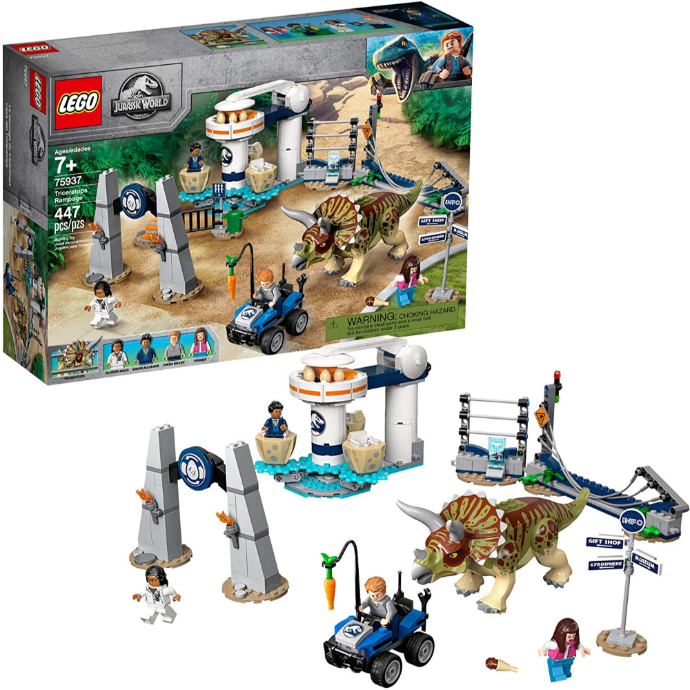 Lego Jurassic World Triceratops Rampage (447 Pieces)  Image#1