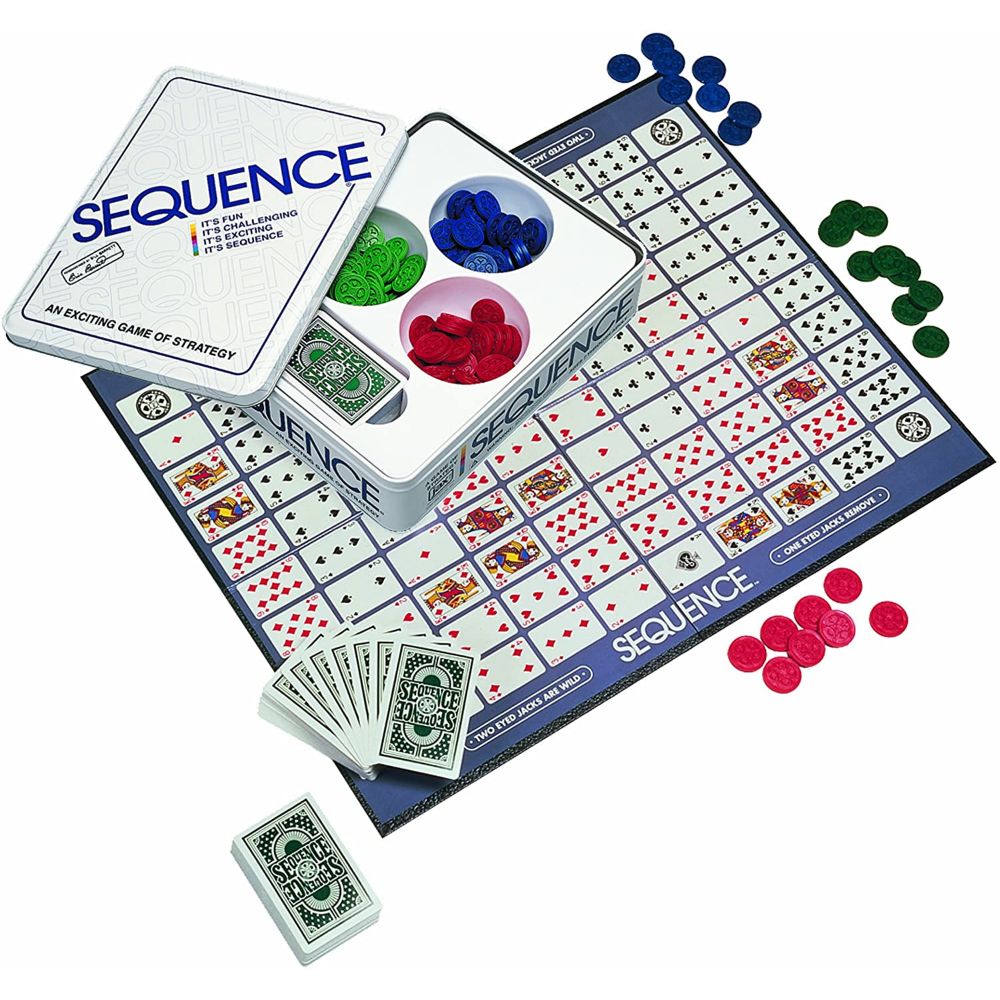 Jax Sequence Strategic Game in Tin Box