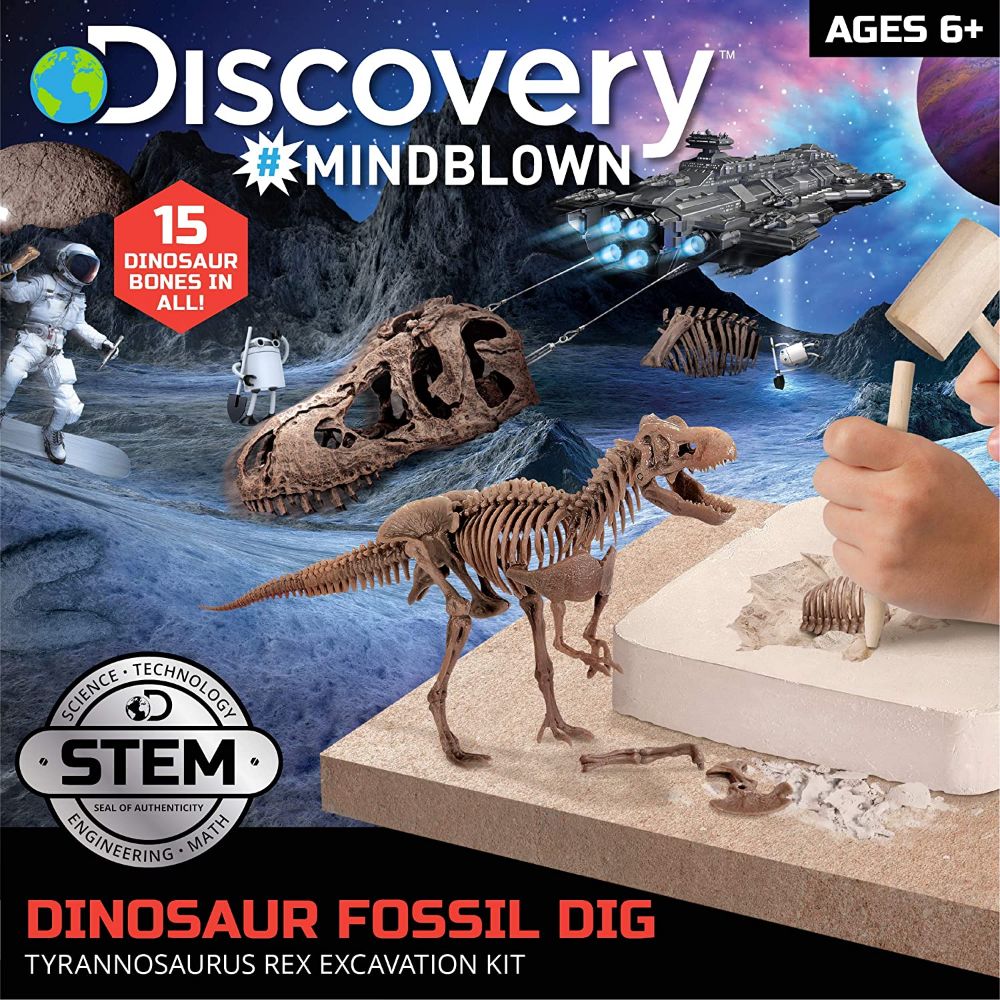 Discovery Toy Dinosaur Excavation Kit Skeleton 3D Puzzle - T-Rex