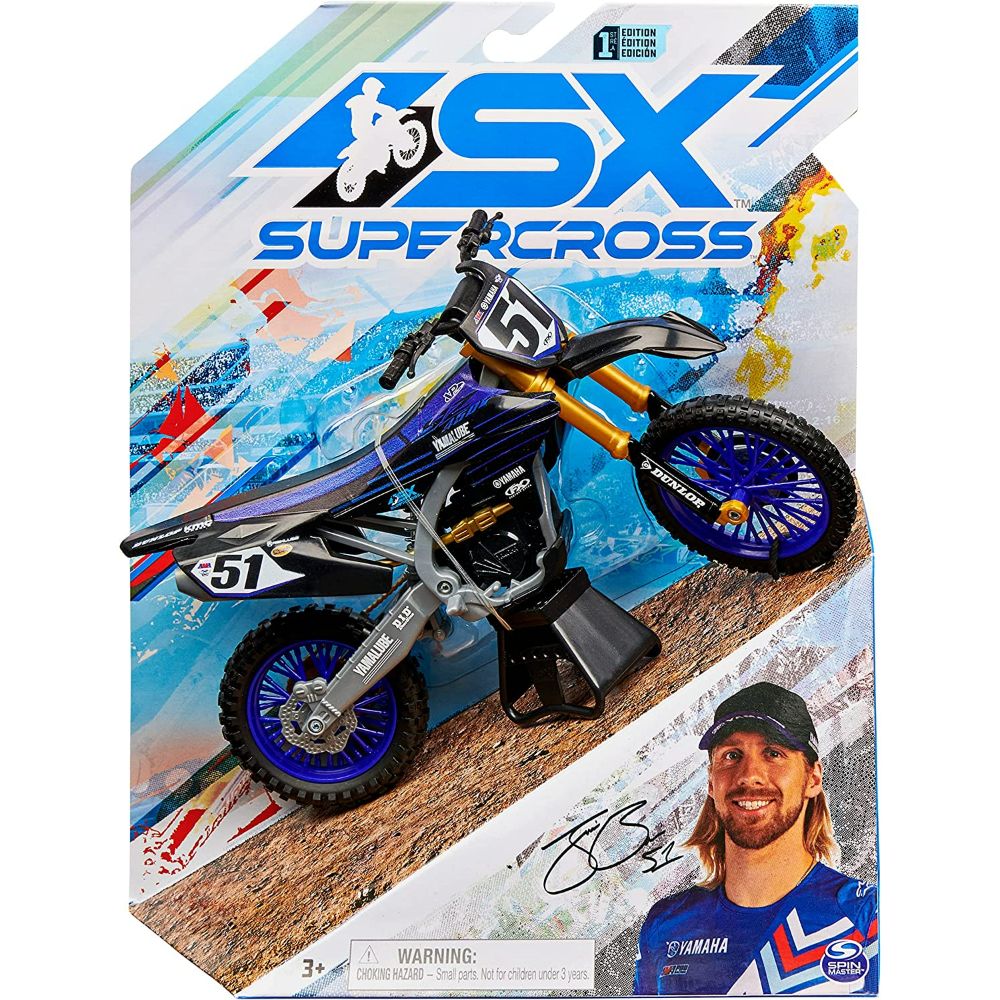 Super Cross Die-Cast 1:10 Collector Motorcycle Assorted
