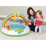Bestway Rainbow Go & Grow Activity Gym Air Pump Included 36" x H22"/91cm x H56cm  Image#1