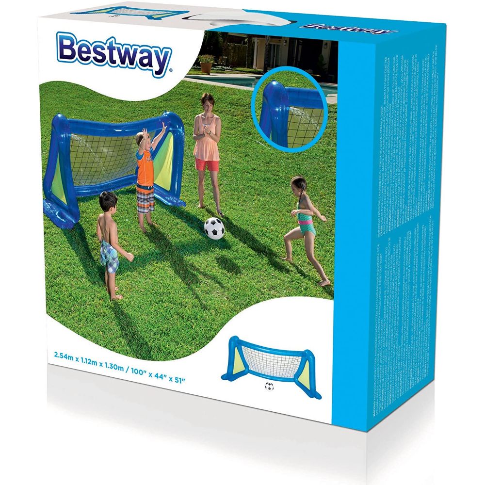 Bestway Soccer Splash Football Goal Set 254 x 112 x 130 cm  Image#1