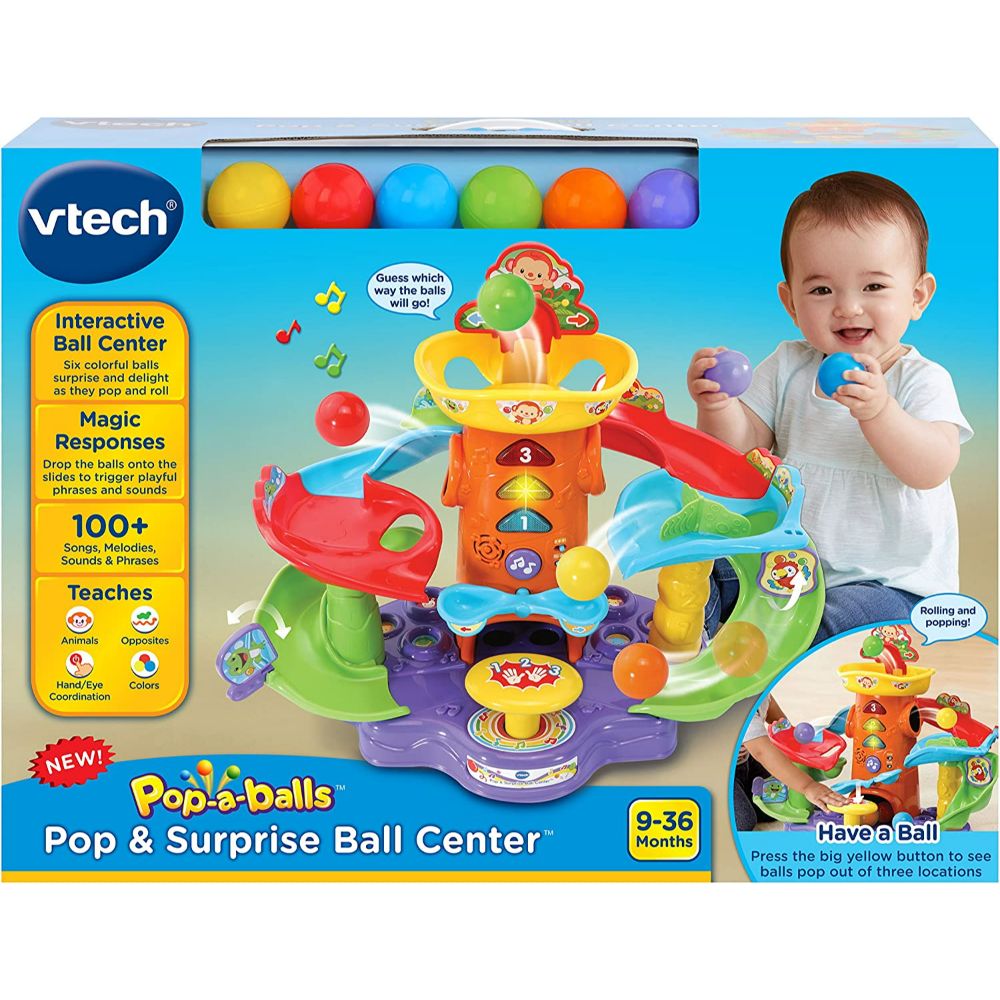VTech Pop-a-Balls Pop and Surprise Ball Center