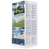 Bestway Power Steel Rectangular Pool Set 5.49m x 2.74m x 1.22m (18′ x 9′ x 48″)