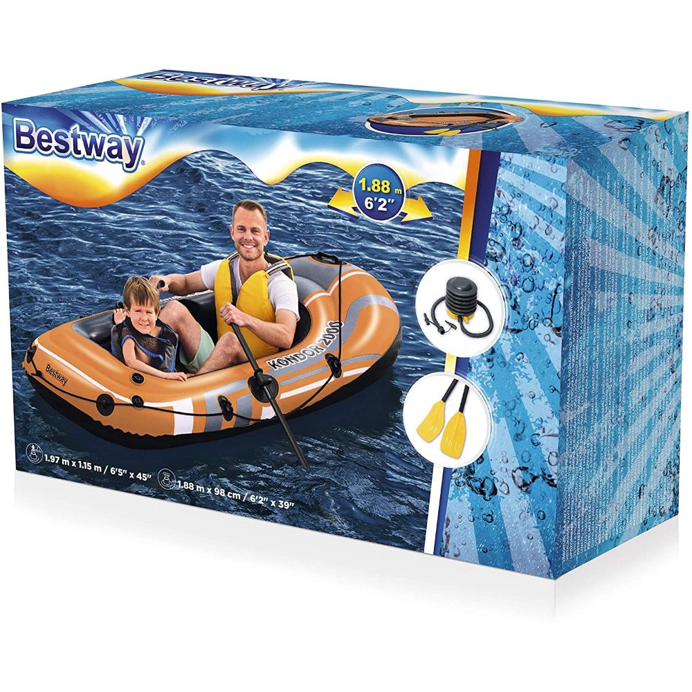 Bestway Unisex's 6'5" X 45"/1.96m X 1.14m Kondor 2000