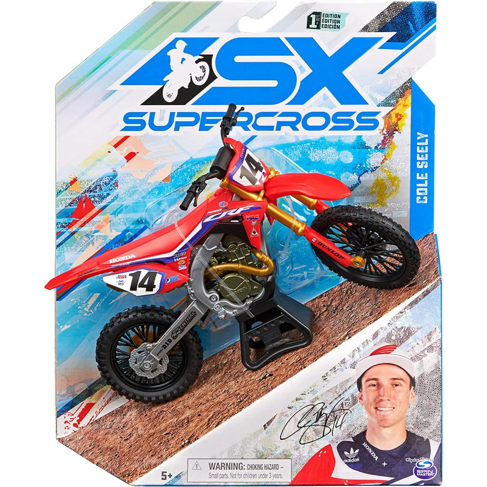 Super Cross Die-Cast 1:10 Collector Motorcycle Assorted