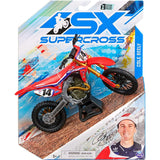 Super Cross Die-Cast 1:10 Collector Motorcycle Assorted