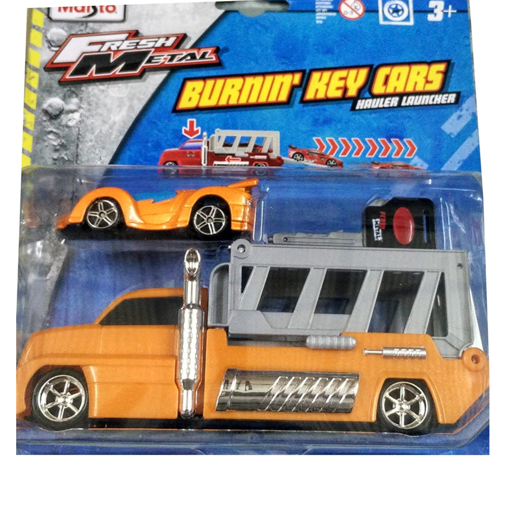Maisto Burnin Key car Launcher and Hauler Maisto Burnin Key car Launcher and Hauler