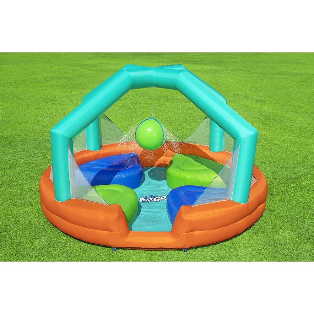 Bestway H2OGO 14'9" x 14'9" x 8'9"/4.5m x 4.5m x 2.68m Dodge & Drench Water Park