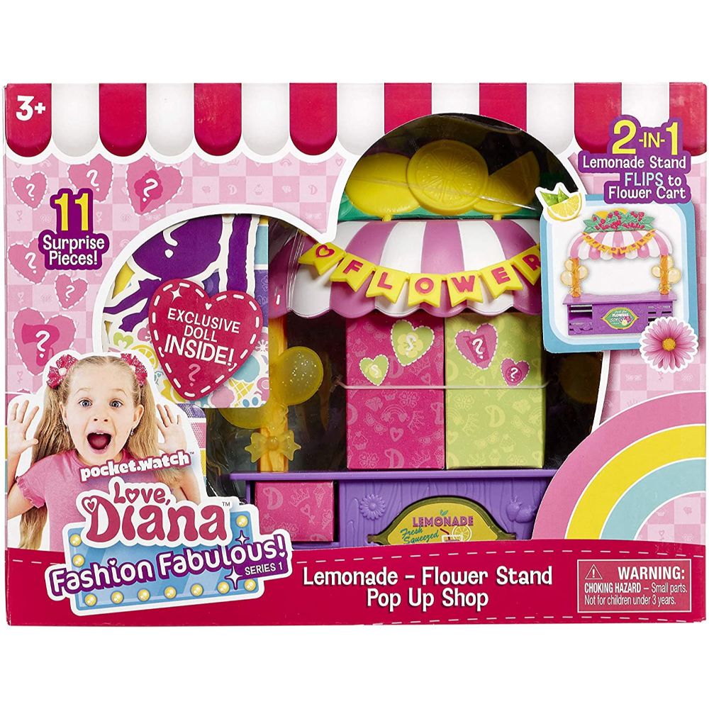 Love Diana: 3.5" Doll & Lemonade Stand