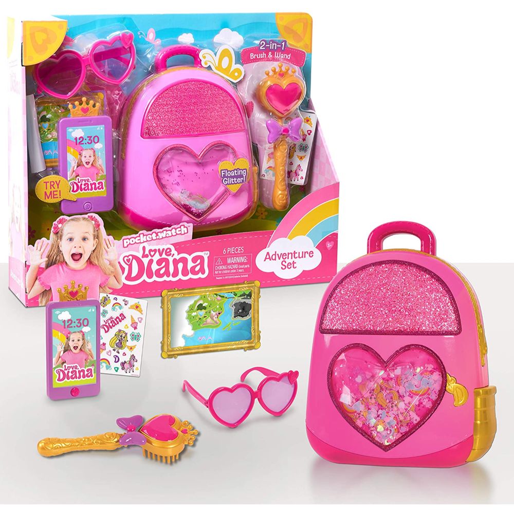 Love Diana Adventure Set, 5-piece role play set